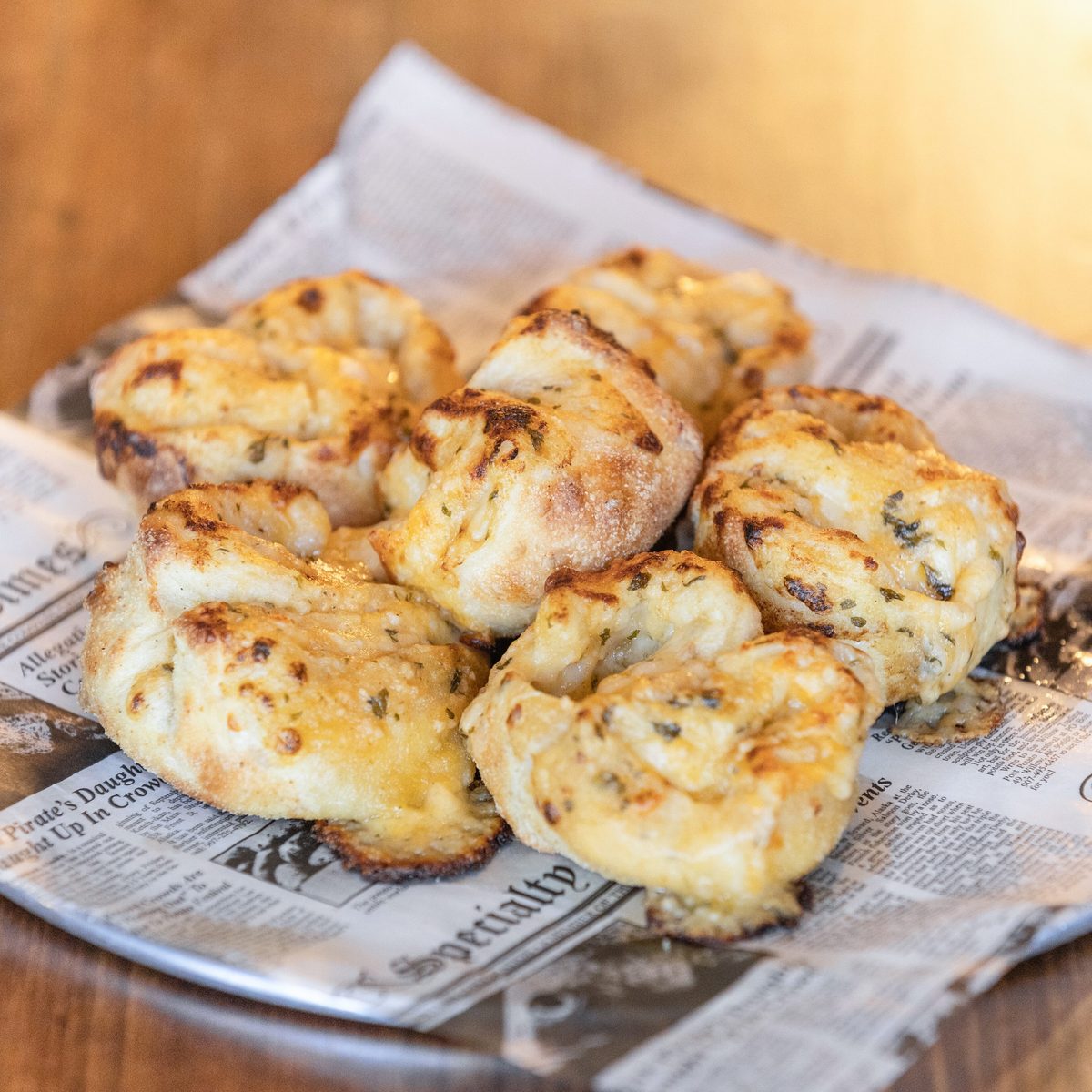 The Cheesy Garlic Spiral