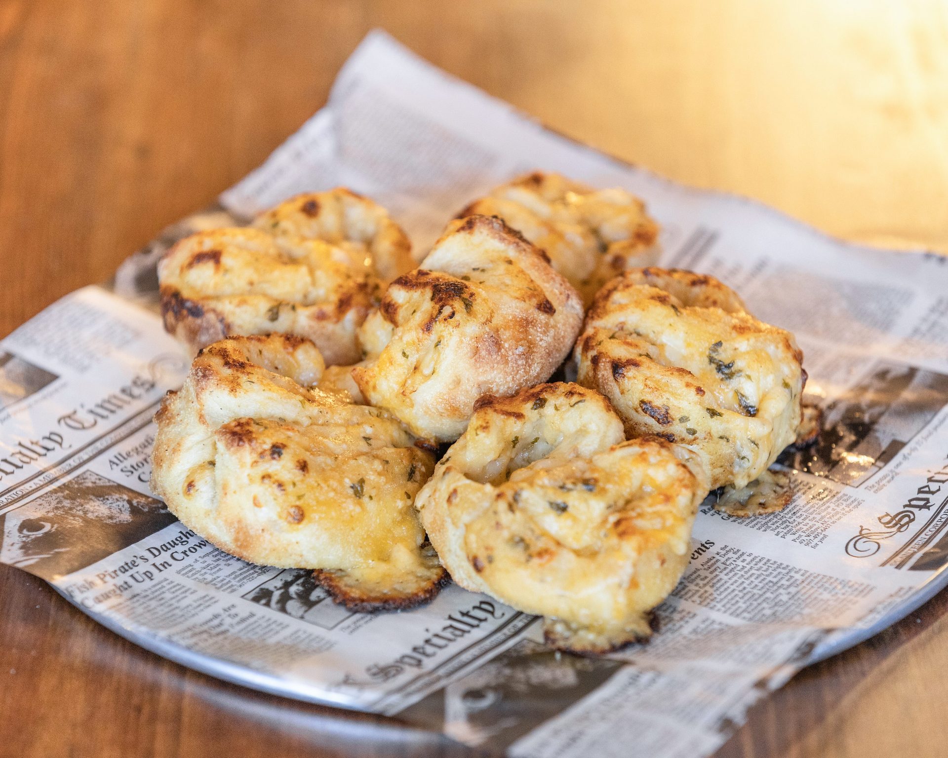 The Cheesy Garlic Spiral